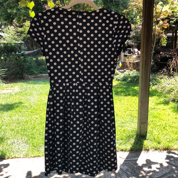 🌺 Maison Jules; Flirty & Fun, “BARBIE” Polka Dot Dress in Misses Size XS! - Picture 7 of 8